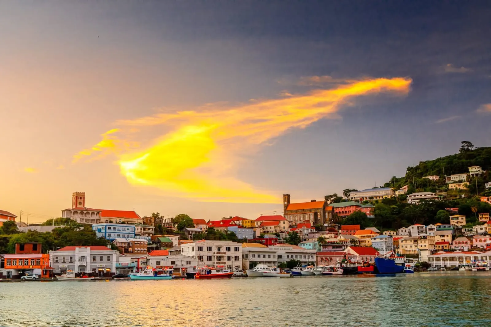 St. George's Harbour at Sunset